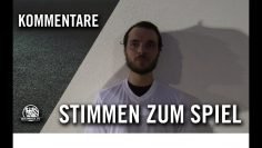 Stimmen zum Spiel | SG Blau-Weiss Schneidhain – SV Hofheim