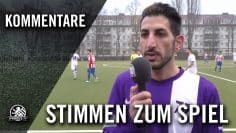 Stimmen zum Spiel (Sp. Vg. Blau-Weiss 90 – 1. FC Schöneberg, Landesliga, Staffel 2) | SPREEKICK.TV