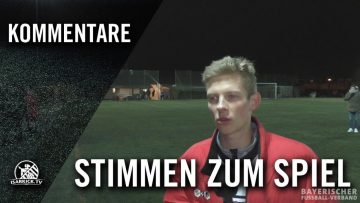 Stimmen zum Spiel: SV Pullach II – TSG Pasing (19. Spieltag, Kreisklasse 3)