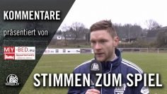 Stimmen zum Spiel (TuS Dassendorf – Altona 93, Oberliga Hamburg) | ELBKICK.TV