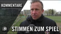 Stimmen zum Spiel | Union Berlin U15 – Dynamo Dresden U15 (22. Spieltag, C-Junioren Regionalliga)