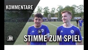 Stimmen zum Spiel | USC Paloma – Eintracht Norderstedt (Achtelfinale, U16-Jugendpokal)