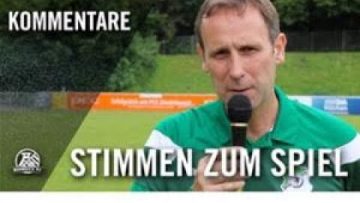 Stimmen zum Spiel | VfB Homberg – SpVg. Schonnebeck (33. Spieltag, Oberliga Niederrhein)