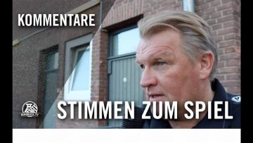 Stimmen zum Spiel | VfB Speldorf – TV Jahn Hiesfeld (12. Spieltag, Oberliga Niederrhein)in_