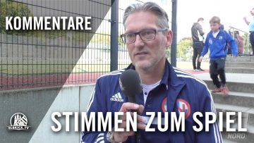 Stimmen zum Spiel | Victoria Hamburg U19 – Eintracht Norderstedt U19 (4. Spieltag, Regionalliga)