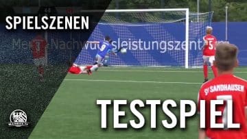 SV Darmstadt 98 – SV Sandhausen (U13 D-Junioren, Testspiel) | MAINKICK.TV