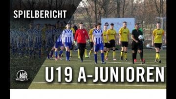 SV Fühlingen U19 – FC Germania Zündorf U19 (13. Spieltag, A-Junioren Sonderliga)