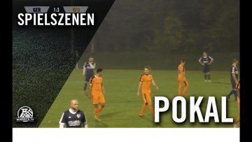 SV Germania Bochum-West – VfB Günnigfeld (3. Runde, Kreispokal Bochum)