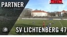 SV Lichtenberg 47 – TSG Neustrelitz (17. Spieltag, NOFV-Oberliga Nord)