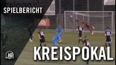 SV Schlebusch – FC Pesch (Halbfinale, Kreispokal Köln)