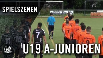 SV Weiden – Bedburger BV II (U19 A Junioren, Qualifikation Sonderstaffel, Gruppe A) – Spielszenen