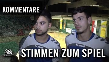 Sven Aagaard und Niclas Warwel (Hertha 03 Zehlendorf) – Stimmen zum Spiel | SPREEKICK.TV