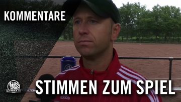 Sven Waiss (SC Gräselberg) und Ronald Wendel (1. FSV Schierstein) – Die Stimmen