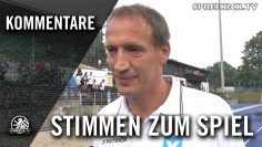 T. Herbst (FC Viktoria Berlin) — Stimme zum Spiel (FC Viktoria Berlin – Hertha BSC) | SPREEKICK.TV