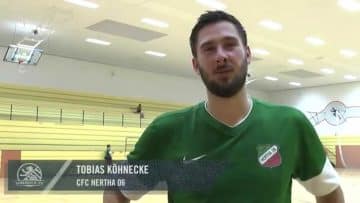 T. Köhnecke (CFC Hertha 06) und B. Zeynalow (United Futsal) – Stimmen zum Spiel | SPREEKICK.TV