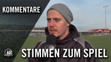 T. Rieck (Trainer Rheinsüd II) und M. Müller (Trainer Hersel) – Stimmen | RHEINKICK.TV