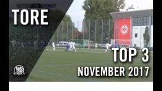 Talente, Seitfallzieher und Phantom-Volley! TOP 3 Tore – November 2017