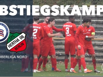 Tasmania rutscht in den Tabellenkeller | Tasmania Berlin – CFC Hertha 06 (NOFV-Oberliga Nord)