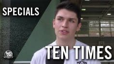Ten Times mit Jonas Block (JFC Frankfurt, U19 A-Junioren) | MAINKICK.TV