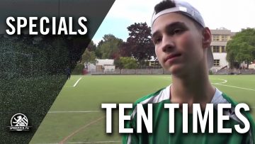 Ten Times mit Sergen-Umut Turhan (CFC Hertha 06, U14 C-Junioren) | SPREEKICK.TV
