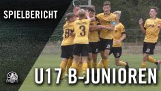 Tennis Borussia Berlin U17 – SG Dynamo Dresden U16 (U17 B-Junioren, Regionalliga Nordost)