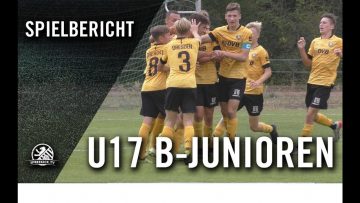 Tennis Borussia Berlin U17 – SG Dynamo Dresden U16 (B-Junioren, Regionalliga Nordost)