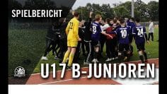 Tennis Borussia Berlin U17 – VfL Osnabrück U17 (Rückspiel, Relegation zur B-Bundesliga)