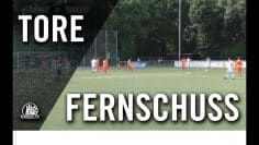 Tim Weyers (SpVg. Köln Flittard) mit viel Gefühl in den Winkel