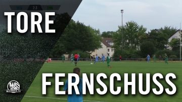 Tolles Racketen-Tor von Steffen Janke (VfB Unterliederbach) | MAINKICK.TV