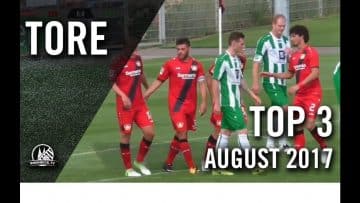 TOP 3 Tore – August 2017