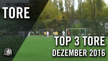 TOP 3 Tore –  Dezember 2016 | SPREEKICK.TV