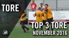 TOP 3 Tore – November 2016 | RHEINKICK.TV