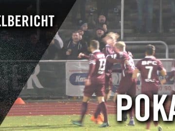 Topspiel im Pokal-Achtelfinale! BFC ballert sich unter die letzten Acht!
