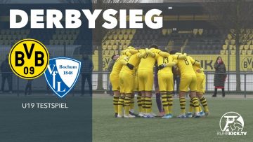 Torfestival beim Derby | Borussia Dortmund U19 – VfL Bochum U19 (Testspiel)