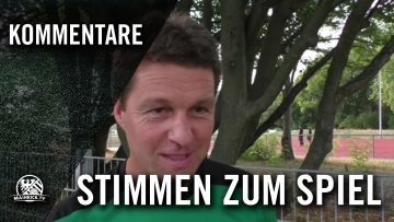 Torsten Landgraf (Co-Trainer Unterliederbach) und Jens Klische (Trainer Niederhausen) – Stimmen