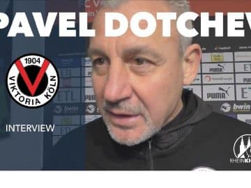 Trainer Pavel Dotchev über die Krise bei Viktoria Köln