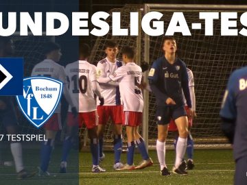 Traum-Tor und tolle Paraden! | Hamburger SV U17 – VfL Bochum U17 (Testspiel)