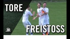 Traumhafter Freistoß von Benjamin Baarz (SC Sperber)