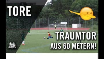 Traumtor aus 60 Metern! Florian Scheib (SV Wallrabenstein) überrascht den Keeper