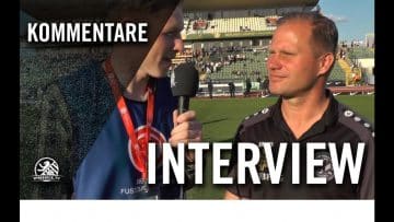 Trotz Titelverteidigung – René Rydlewicz (Trainer BFC Dynamo) bleibt ein ruhiger Genießer