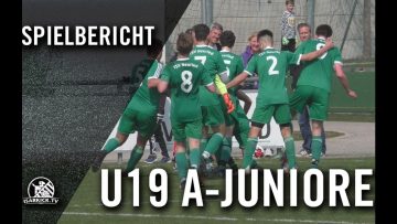 TSV Neuried – FC Deisenhofen II (16. Spieltag, U19 Bezirksliga Oberbayern)