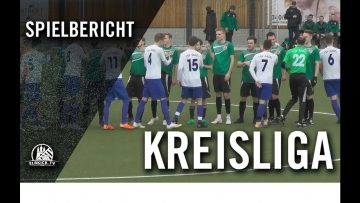 TSV Sasel III – TSC Wellingsbüttel II (20. Spieltag, Kreisliga)