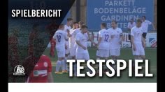 TSV Sasel – TSV Bordesholm (Testspiel)