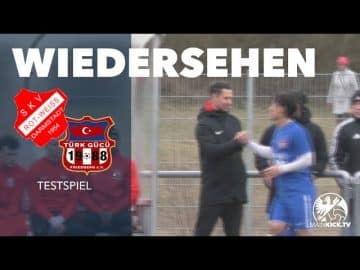 Turbulente Lee-Rückkehr mit orkanartigen Sturmböen | Rot-Weiß Darmstadt – Türk Gücü Friedberg (Test)