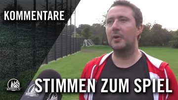 U. Kneip (Trainer DJK Südwest Köln) und N. Ramacher (Trainerin SV Sistig-Krekel) –  Stimmen