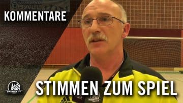 U. Melcer (Endenich),C. Bremer (Ippendorf)-Stimmen (Finale FVM-Frauenhallenpokal) | RHEINKICK.TV
