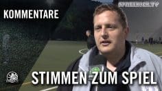 U. Säuberlich (VfB) M. Richter (Empor) – Stimmen zum Spiel (VfB – Empor) | SPREEKICK.TV