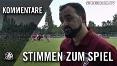 Ümit Gündüz (SFCV) Frederik Kammer (Staaken) – Stimmen zum Spiel (SFCV – Staaken) | SPREEKICK.TV
