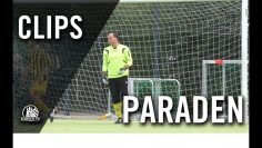 Um den Pfosten gelenkt! | Parade von Markus Muskulus (BSV Victoria Friedrichshain)