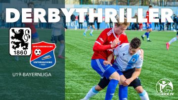 Umkämpfter Derbythriller | TSV 1860 München U19 – SpVgg Unterhaching U19 (U19-Bayernliga)